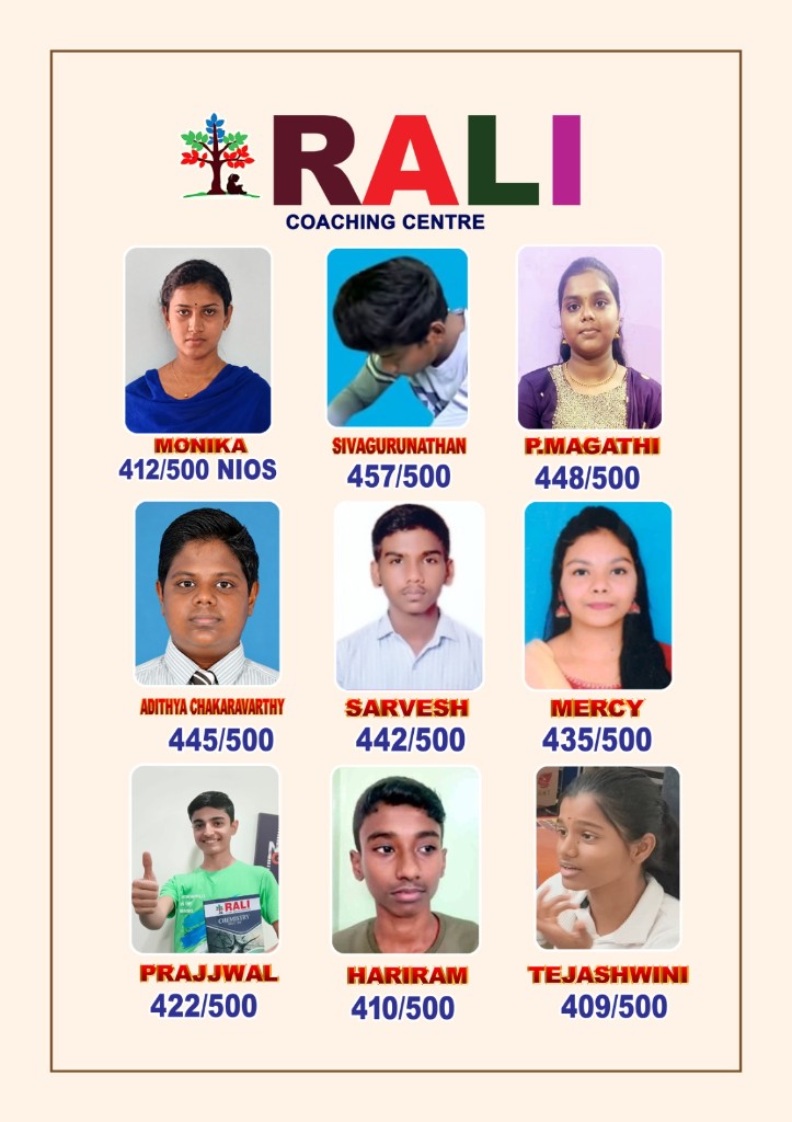 RALI academic achievers and toppers
